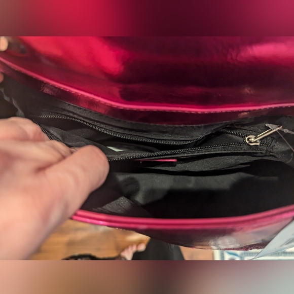 Betsey Johnson Rodeo Rhinestone Flap Bag Pink - Picture 7 of 8